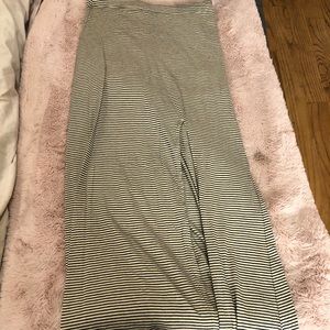 Long Forever 21 Skirt with Slit